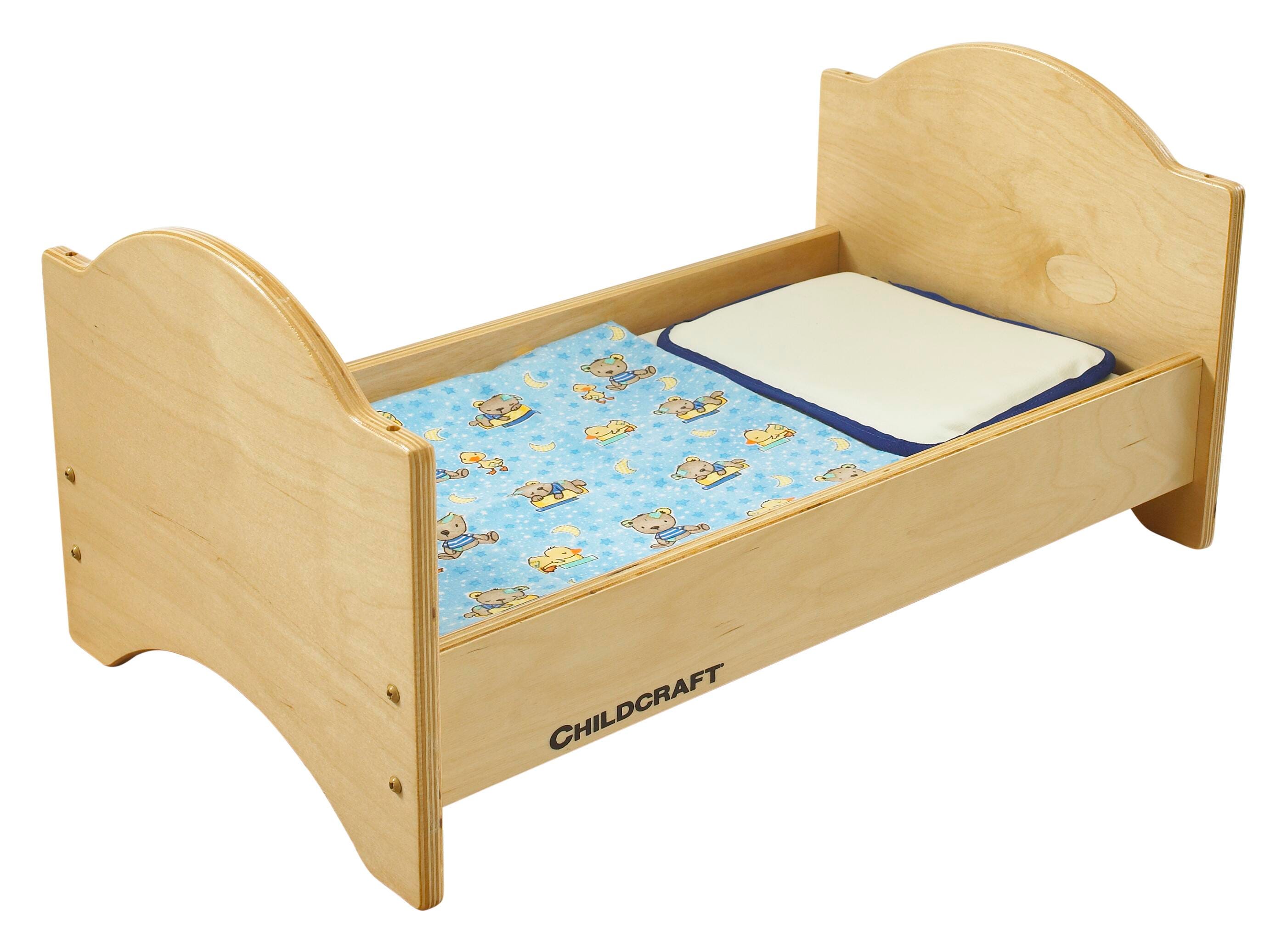 Childcraft Stacking Doll Bed With Bedding Set